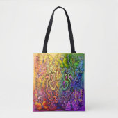 Sac à main Arc-en-ciel entrelacé des fées (Devant)