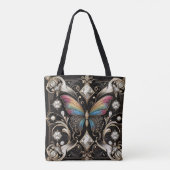Sac à main Arc-en-ciel Papillon Art Déco (Dos)