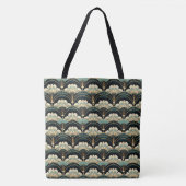 Sac à main Art Déco à motif d'éventail (Devant)