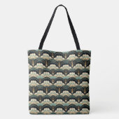 Sac à main Art Déco à motif d'éventail (Dos)