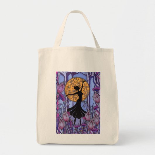 Sac à main Art Nouveau Dancer sous Clair de Lune M (Devant)