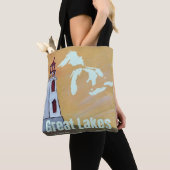 Sac à main Art wearable des Grands Lacs (De près)