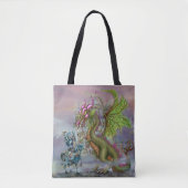 Sac à main artistique Chevalier et Dragon (Devant)