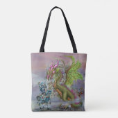 Sac à main artistique Chevalier et Dragon (Dos)