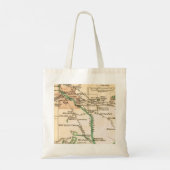Sac à main avec carte ancienne de Minneapolis (Dos)