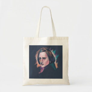 Sac à main avec citation et portrait de Liszt en a