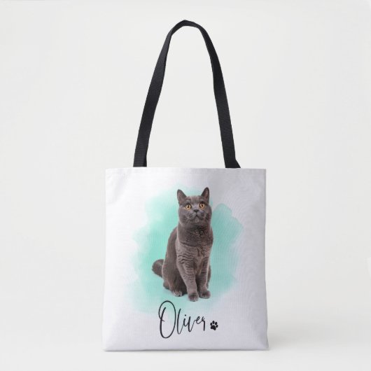 Sac à main avec illustration de chat mignon – Cade (Devant)