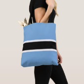 Sac à main avec le drapeau patriotique du Botswana (De près)