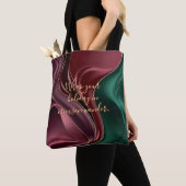 Sac à main avec un graphique abstrait élégant (De près)