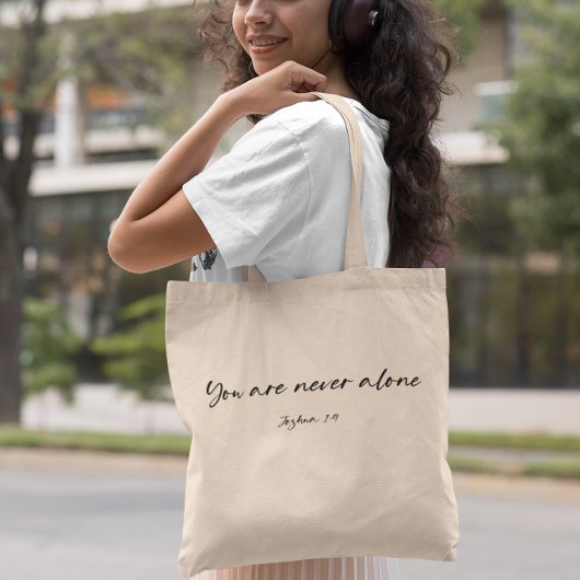 Sac à main avec verset biblique