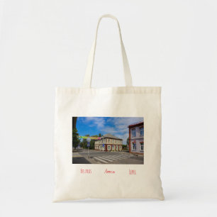 Sac à main avec vue de la ville de Lepel / Лепель