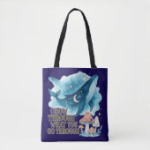 Sac à main Baleine cosmique et champignons (Devant)