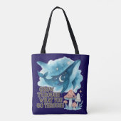 Sac à main Baleine cosmique et champignons (Dos)