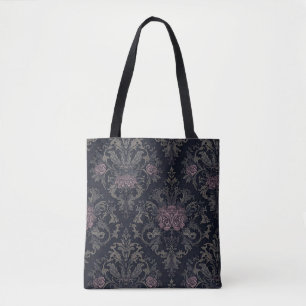 Sac à main Baroque Rose Moth – Sac en damas floral