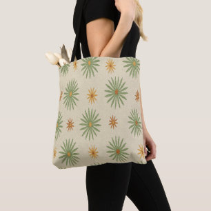 Sac à main beige et vert boho en forme d'étoile