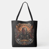 Sac à main biker Samouraï Oni pour femmes (Dos)