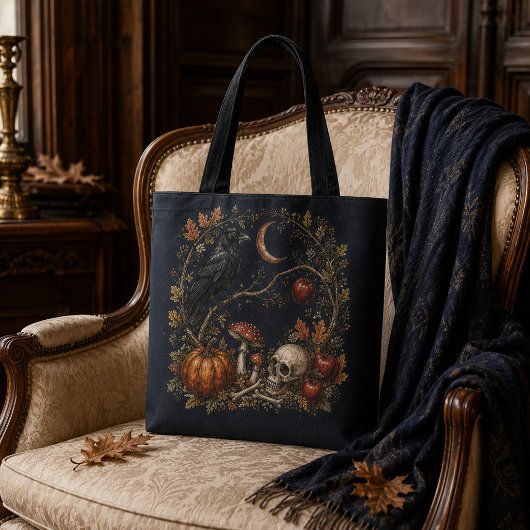 Sac à main botanique gothique de la fête de Samhai