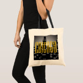 Sac à main budget à l'effigie de la skyline de Chi (Devant (produit))