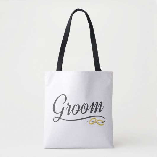 Sac à main calligraphié Simple Groom Floral Weddin (Devant)