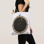 Sac à main carte céleste vintage (De près)