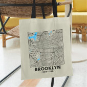 Sac à main carte de Brooklyn, New York