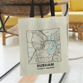 Sac à main carte de Durham, County Durham