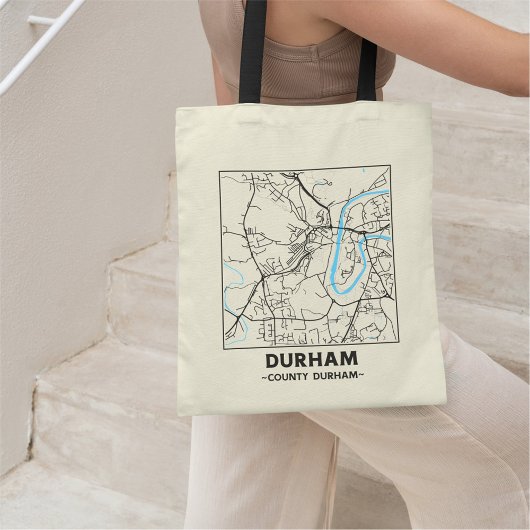 Sac à main carte de Durham, County Durham