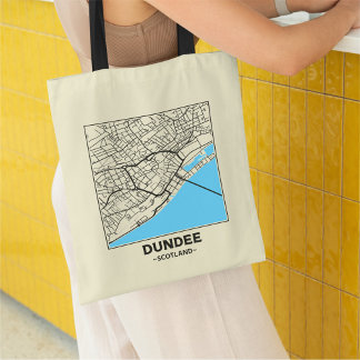 Sac à main carte de la ville de Dundee, Écosse