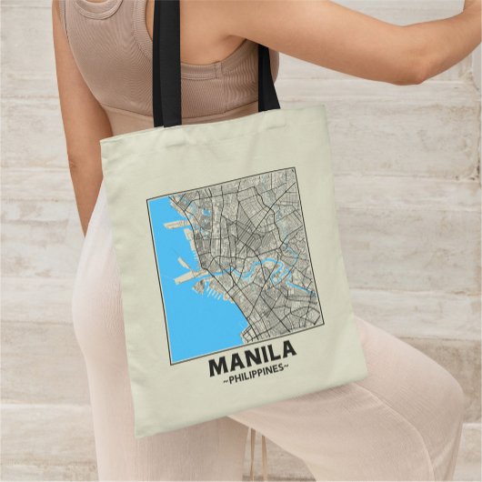Sac à main carte de Manille, Philippines