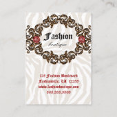 Sac à main Carte de visite de mode Botte en cuir Z (Dos)