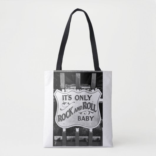Sac à main 'C'est juste du rock and roll bébé' (Devant)
