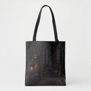 Sac à main chambre gothique au clair de lune