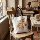 Sac à main cheval floral bohème équitation