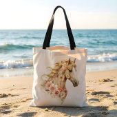 Sac à main cheval floral bohème équitation