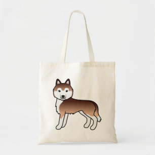 Sac à main Chien de dessin animé mignon Husky Sibé