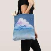 Sac à main Cloud9 Pastel Sky en aquarelle rêveuse (De près)