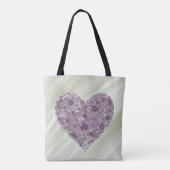 Sac à main Cœur de fleurs (Dos)