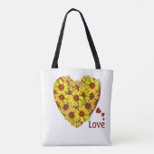 Sac à main Cœur de Tournesol (Dos)