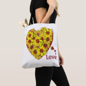 Sac à main Cœur de Tournesol (De près)