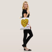 Sac à main Cœur de Tournesol (Sur le modèle)