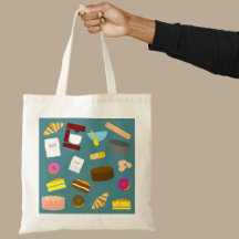 Sac à main coloré pour pâtisseries et ustensiles d