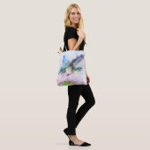 Sac à main couleur pastel colibri (Sur le modèle)