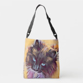 Sac à main crossbody de beau chat de Ragdoll (Dos)