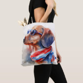 SAC À MAIN DACHSHUND 14 JUILLET (De près)