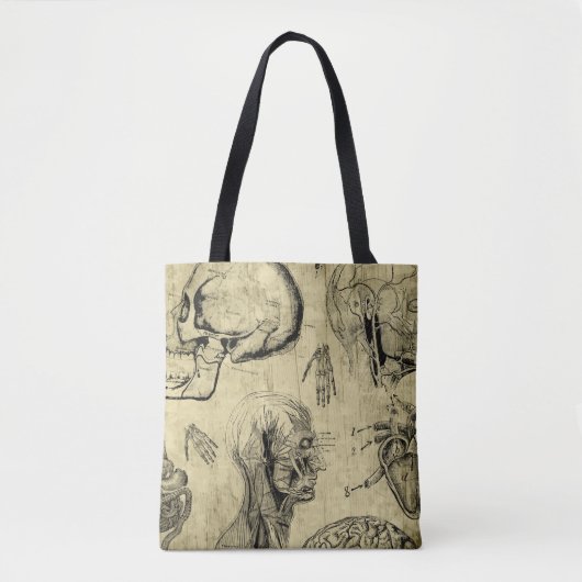 Sac à main d'anatomie vintage (Devant)