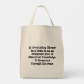 Sac à main de bibliothécaire (Dos)