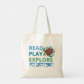 Sac à main de bibliothèque Lire • Jouer • Explorer (Dos)