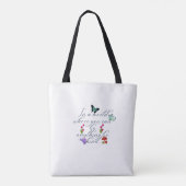 Sac À Main De Citation Papillon Tulipe Sois Quoi Q (Dos)