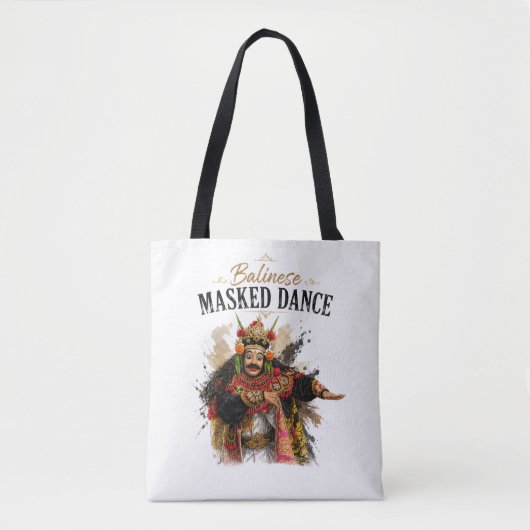 Sac à main de danse masquée balinaise (Devant)