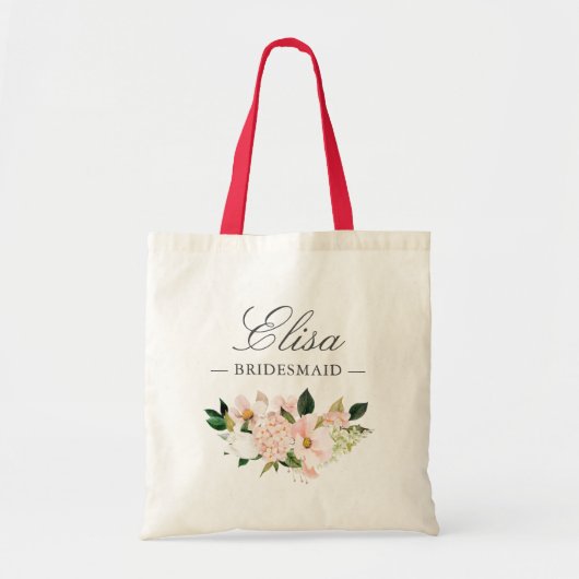 Sac à main de demoiselle d'honneur floral Hydrange (Devant)